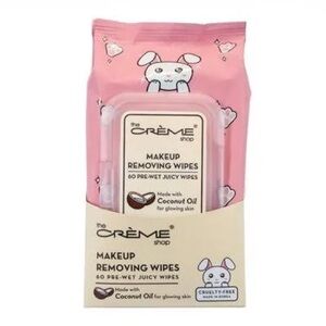 The Crème Shop Makeup Removing Wipes - With Coconut Oil. ✔️
NWT